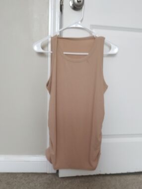 Amazon Women’s Maternity Tank Top in Beige